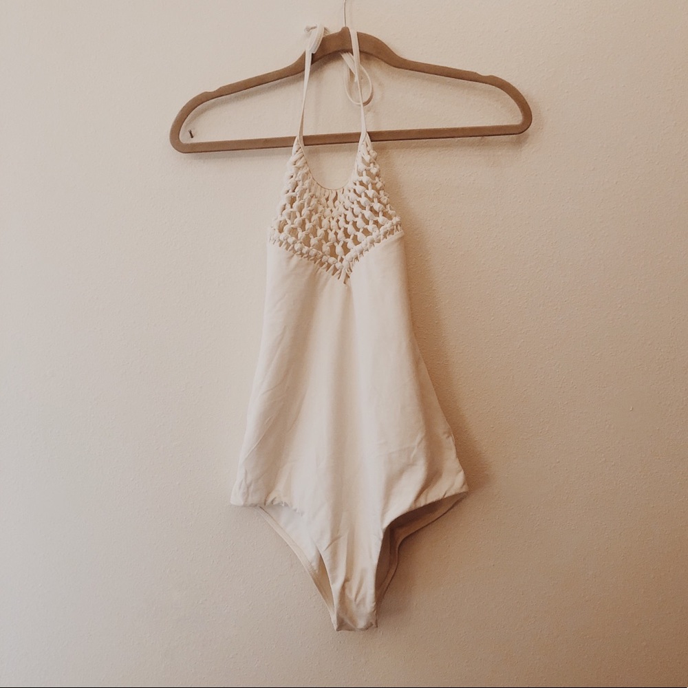 Urban Outfitters crochet 1-piece suit